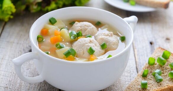 chicken meat soup for protein diet