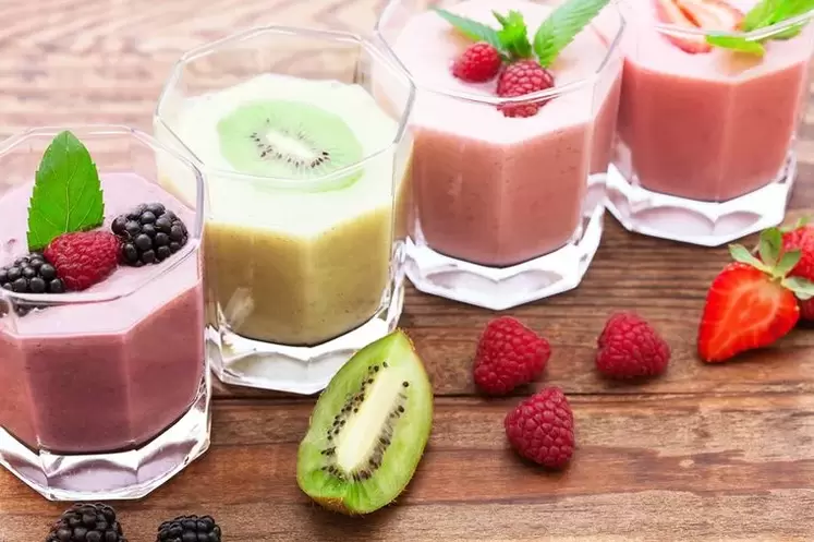fruit smoothies for an oral diet