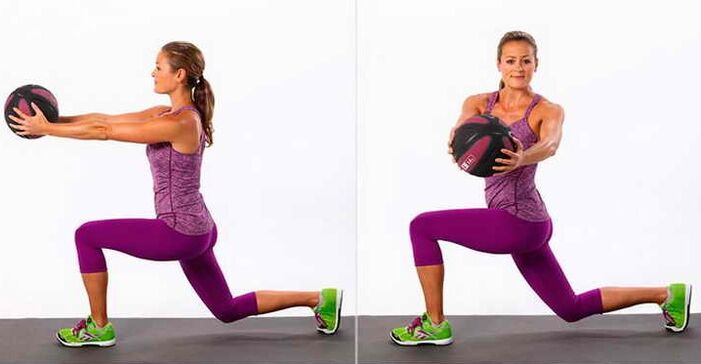 Lunges with housing turns