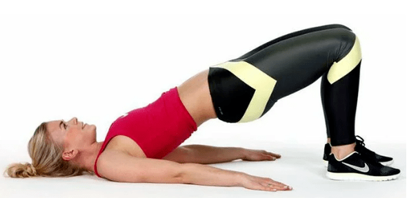 Increase in hips lying